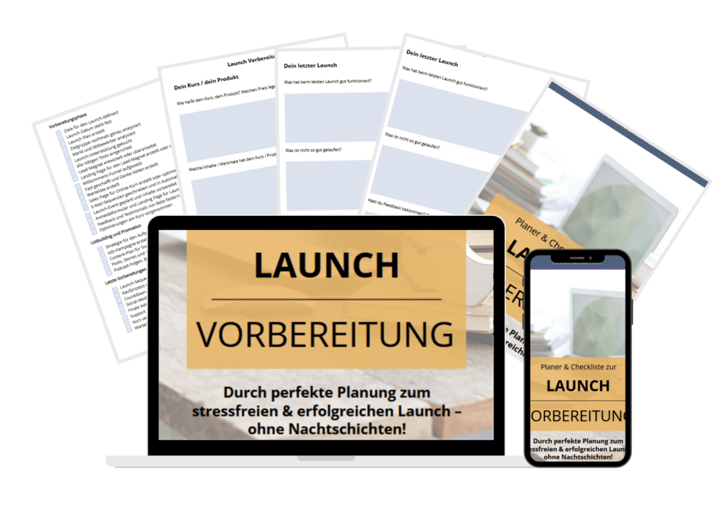 Launch-Planer inkl. Checkliste für 0 €!