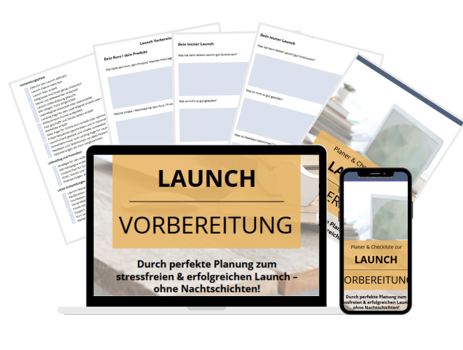 Launch-Planer inkl. Checkliste für 0 €!